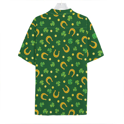 Irish Saint Patrick's Day Pattern Print Hawaiian Shirt