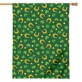 Irish Saint Patrick's Day Pattern Print House Flag