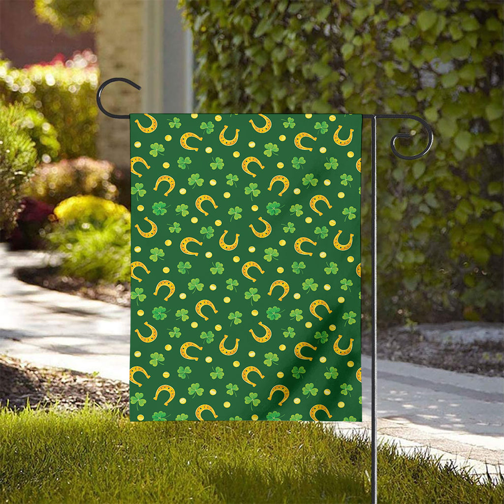 Irish Saint Patrick's Day Pattern Print House Flag