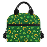 Irish Saint Patrick's Day Pattern Print Insulated Lunch Bag