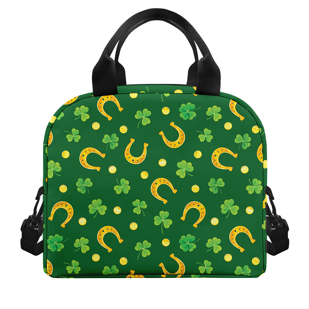 Irish Saint Patrick's Day Pattern Print Insulated Lunch Bag