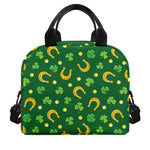 Irish Saint Patrick's Day Pattern Print Insulated Lunch Bag
