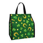 Irish Saint Patrick's Day Pattern Print Insulated Lunch Tote