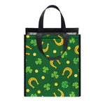 Irish Saint Patrick's Day Pattern Print Insulated Lunch Tote