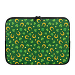 Irish Saint Patrick's Day Pattern Print Laptop Sleeve