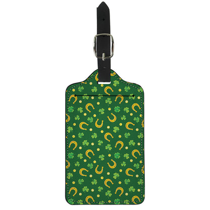 Irish Saint Patrick's Day Pattern Print Luggage Tag