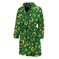 Irish Saint Patrick's Day Pattern Print Men's Bathrobe