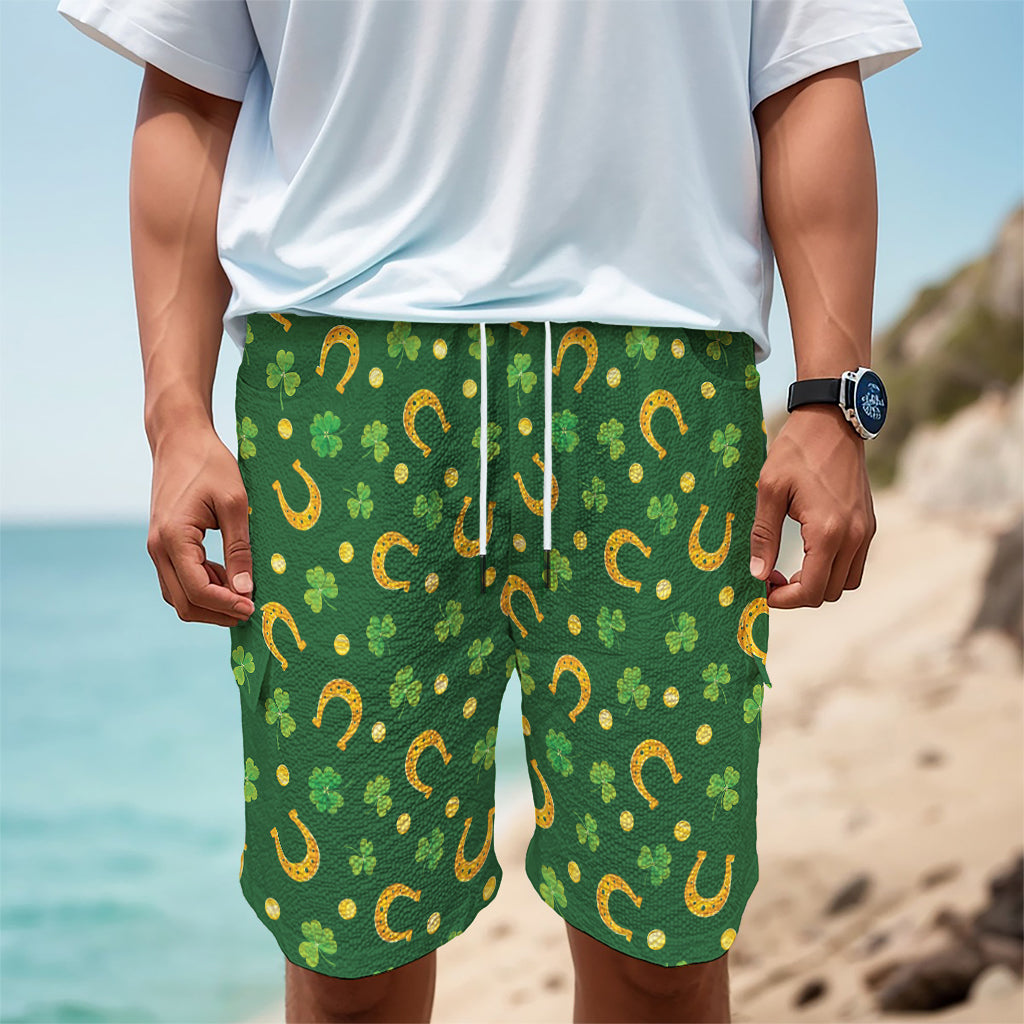 Irish Saint Patrick's Day Pattern Print Men's Cargo Shorts