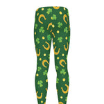 Irish Saint Patrick's Day Pattern Print Men's leggings