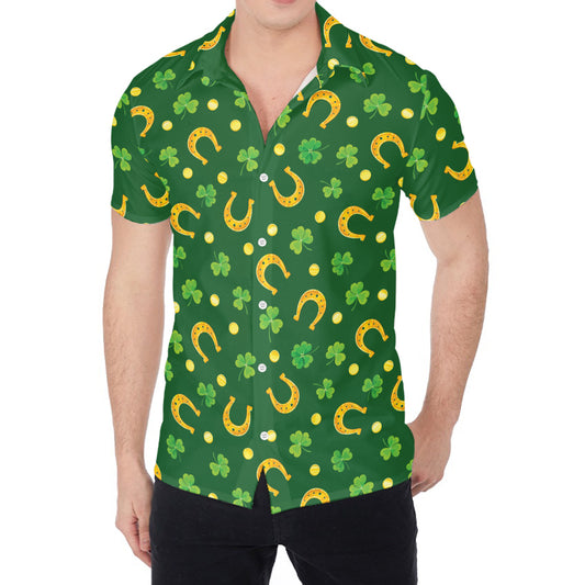 Irish Saint Patrick's Day Pattern Print Men's Shirt