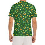 Irish Saint Patrick's Day Pattern Print Men's Short Sleeve Rash Guard