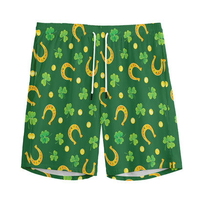 Irish Saint Patrick's Day Pattern Print Men's Sports Shorts