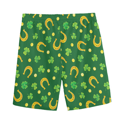 Irish Saint Patrick's Day Pattern Print Men's Sports Shorts