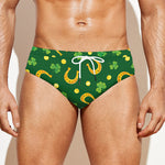 Irish Saint Patrick's Day Pattern Print Men's Swim Briefs