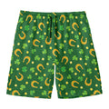 Irish Saint Patrick's Day Pattern Print Men's Swim Trunks