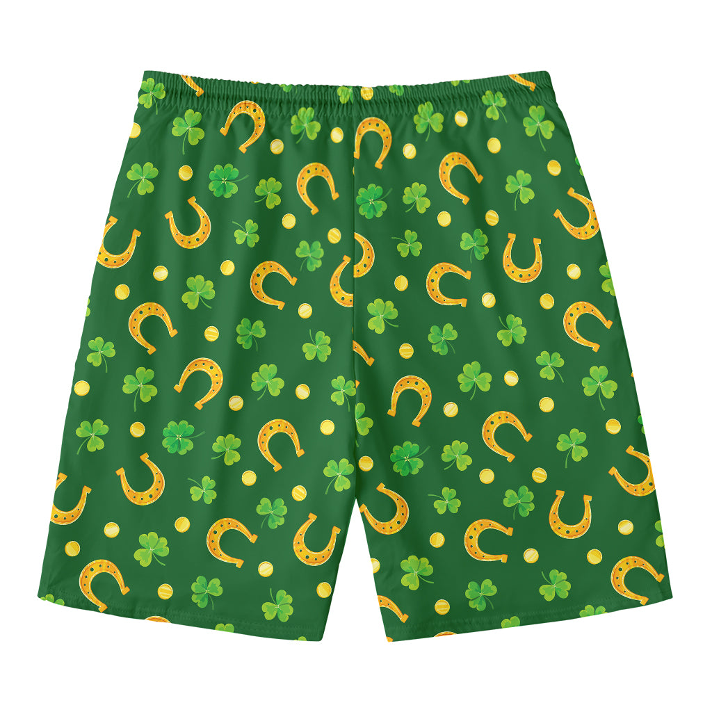 Irish Saint Patrick's Day Pattern Print Men's Swim Trunks