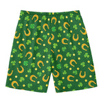 Irish Saint Patrick's Day Pattern Print Men's Swim Trunks