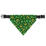 Irish Saint Patrick's Day Pattern Print Over The Collar Dog Bandana