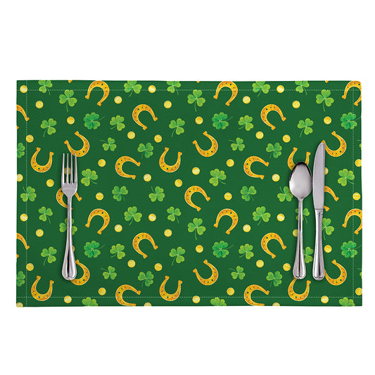 Irish Saint Patrick's Day Pattern Print Placemat