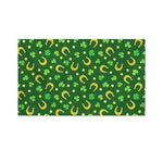 Irish Saint Patrick's Day Pattern Print Polyester Flag