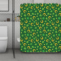 Irish Saint Patrick's Day Pattern Print Polyester Shower Curtain