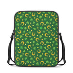 Irish Saint Patrick's Day Pattern Print Rectangular Crossbody Bag