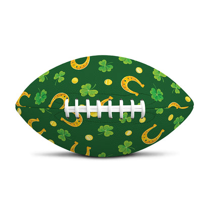 Irish Saint Patrick's Day Pattern Print Rugby Ball
