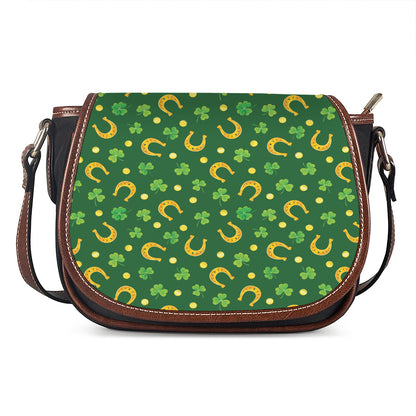 Irish Saint Patrick's Day Pattern Print Saddle Bag