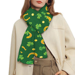 Irish Saint Patrick's Day Pattern Print Scarf