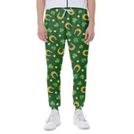 Irish Saint Patrick's Day Pattern Print Scuba Joggers