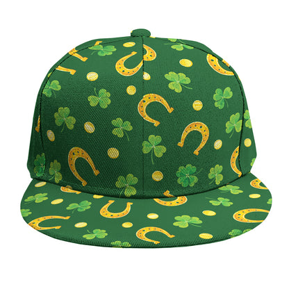 Irish Saint Patrick's Day Pattern Print Snapback Cap