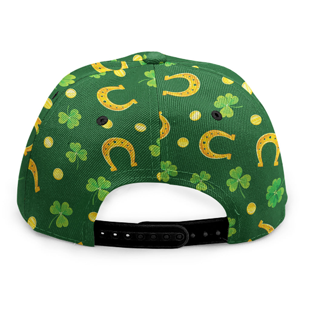 Irish Saint Patrick's Day Pattern Print Snapback Cap