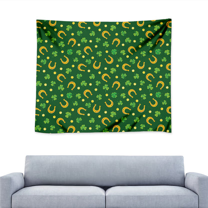 Irish Saint Patrick's Day Pattern Print Tapestry