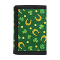 Irish Saint Patrick's Day Pattern Print Trifold Wallet