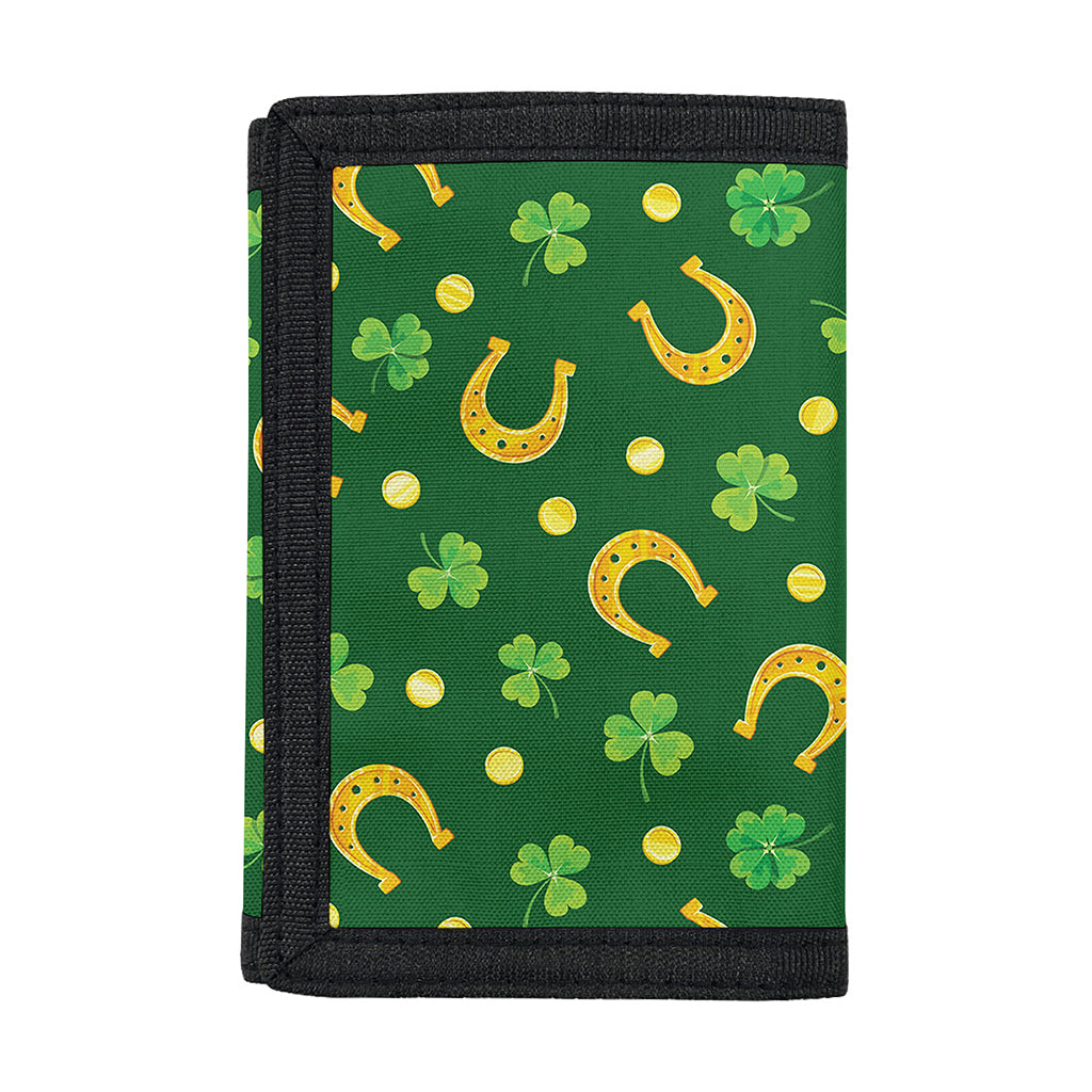 Irish Saint Patrick's Day Pattern Print Trifold Wallet