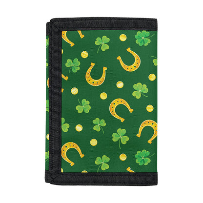 Irish Saint Patrick's Day Pattern Print Trifold Wallet