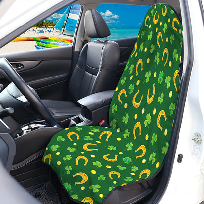Irish Saint Patrick's Day Pattern Print Waterproof Car Seat Cover