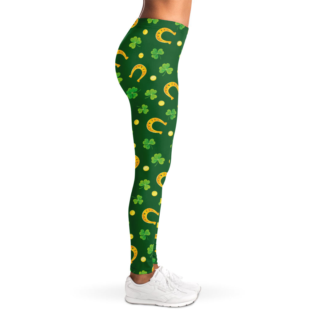 Irish Saint Patrick's Day Pattern Print Women's Leggings