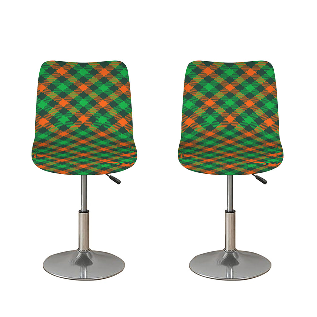 Irish Saint Patrick's Day Plaid Print Bar Stool Covers