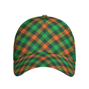 Irish Saint Patrick's Day Plaid Print Baseball Cap