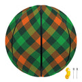 Irish Saint Patrick's Day Plaid Print Basketball