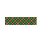 Irish Saint Patrick's Day Plaid Print Bed Runner