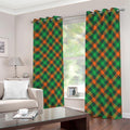 Irish Saint Patrick's Day Plaid Print Dimout Grommet Curtains