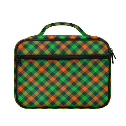 Irish Saint Patrick's Day Plaid Print Briefcase Bible Bag