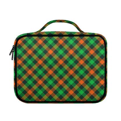 Irish Saint Patrick's Day Plaid Print Briefcase Bible Bag