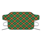 Irish Saint Patrick's Day Plaid Print Car Windshield Snow Cover