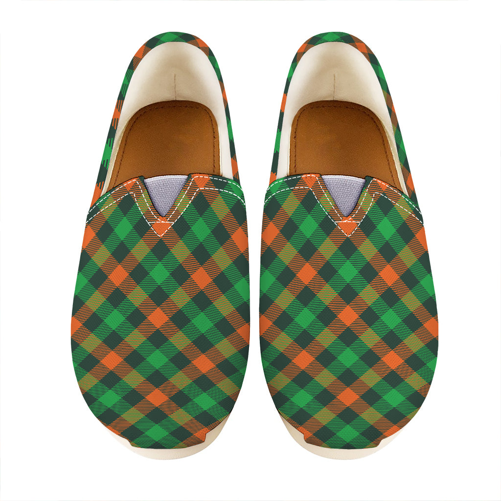 Irish Saint Patrick's Day Plaid Print Casual Shoes