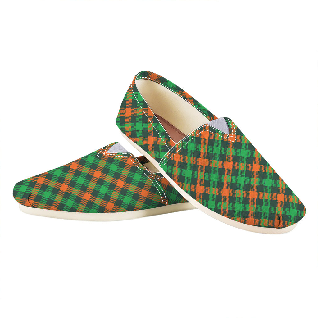 Irish Saint Patrick's Day Plaid Print Casual Shoes