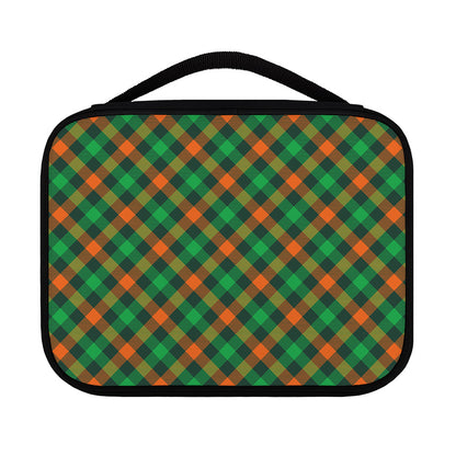 Irish Saint Patrick's Day Plaid Print Classic Bible Case