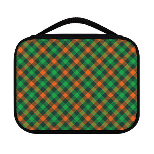 Irish Saint Patrick's Day Plaid Print Classic Bible Case
